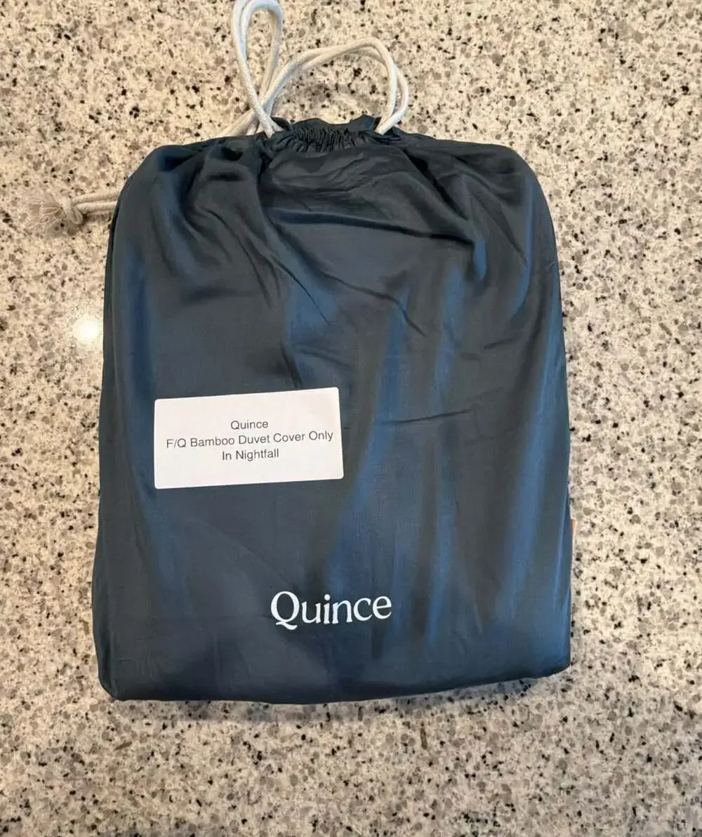 Quince F/Q Bamboo Duvet Cover Only In Nightfall